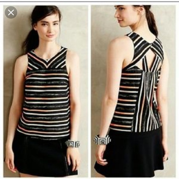 Anthropologie Tops - Anthropologie HD in Paris Ribboned Stripe Tank